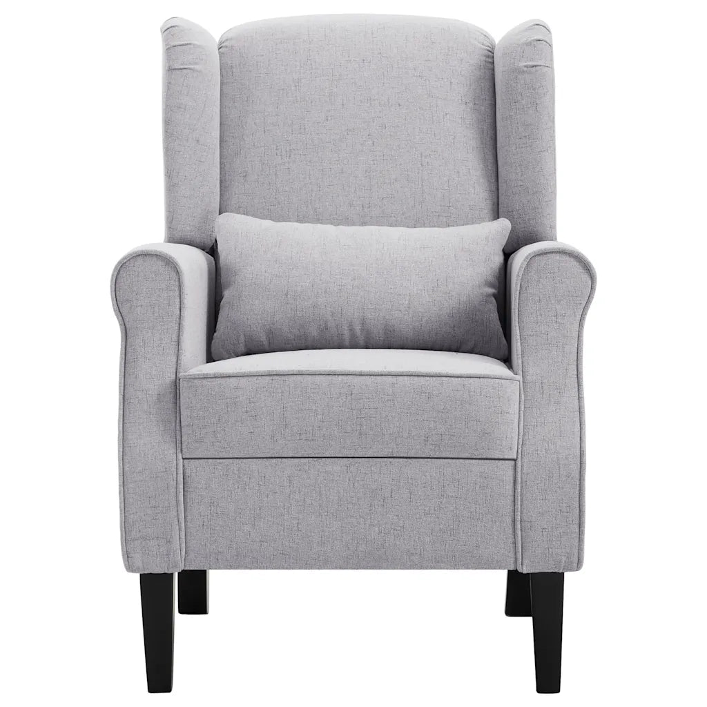 Poltrona Grigio Chiaro in Tessuto cod mxl 54133