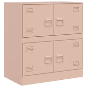 Credenza | Madia | Buffet da pranzo | Armadio da pranzo Rosa 67x39x73 cm in Acciaio