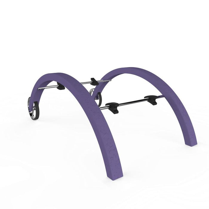 Supporto Con Ruote E Braccioli Per Chaise Longe In Polietilene Colore Viola Cv-S910/4005