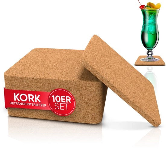 Sostegni per bicchieri di vetro per 10 pezzi - piatto di vetro da 10 cm - sostegni per tavolo per bicchieri di vetro sostegni per tazze sostegni per bicchieri per accessori bar per cocktail, tè, caffè, raclette