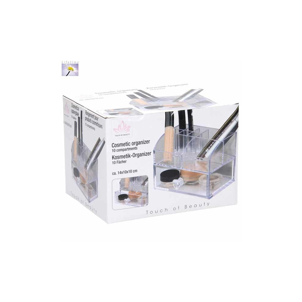 Trade Shop - Organizer Organizzatore Cosmetici Scatola Ordinamento Trucchi In Acrilico -
