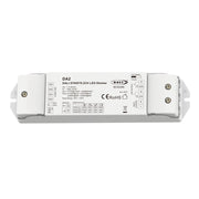 Dimmer DALI 2 Canali, 2X10A@12V/24V, 2X8A@36V/48V, Dimmerabile Con Pulsante NO, Push Dim, DALI-2, PWM, DT6 DT8 per Strisce LED Monocolore CCT