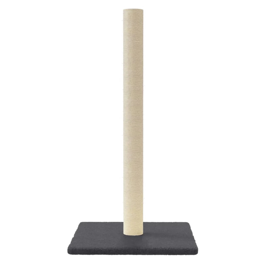 Tiragraffi per gatti Mobili per arrampicata su torre Raschietto per gatti piattaforma per arrampicata scuro 35 x 35 x 70 cm grigio 02_0022767