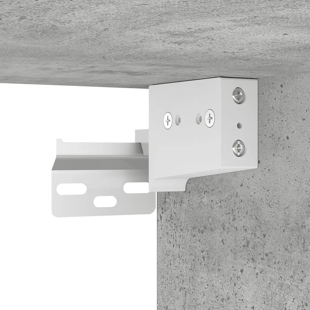 Scarpiera Grigio Cemento 60x35x70 cm in Truciolato 808922