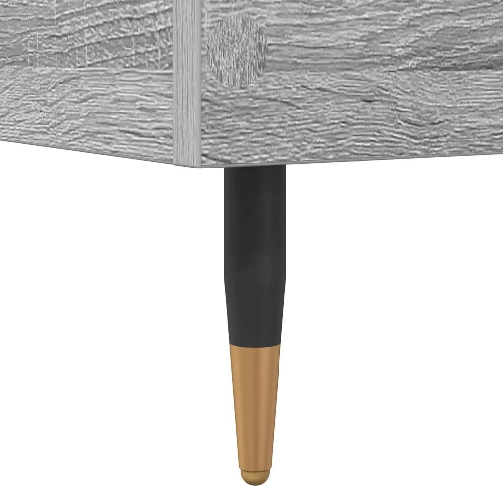 Struttura del letto-Giroletto Sonoma grigio 80 x 200 cm 284326