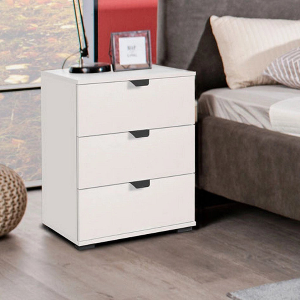 Talana, Comodino un Ripiano, 45x40x63h cm Bianco