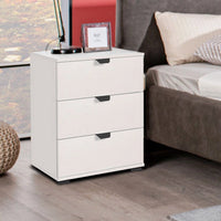 Talana, Comodino un Ripiano, 45x40x63h cm Bianco