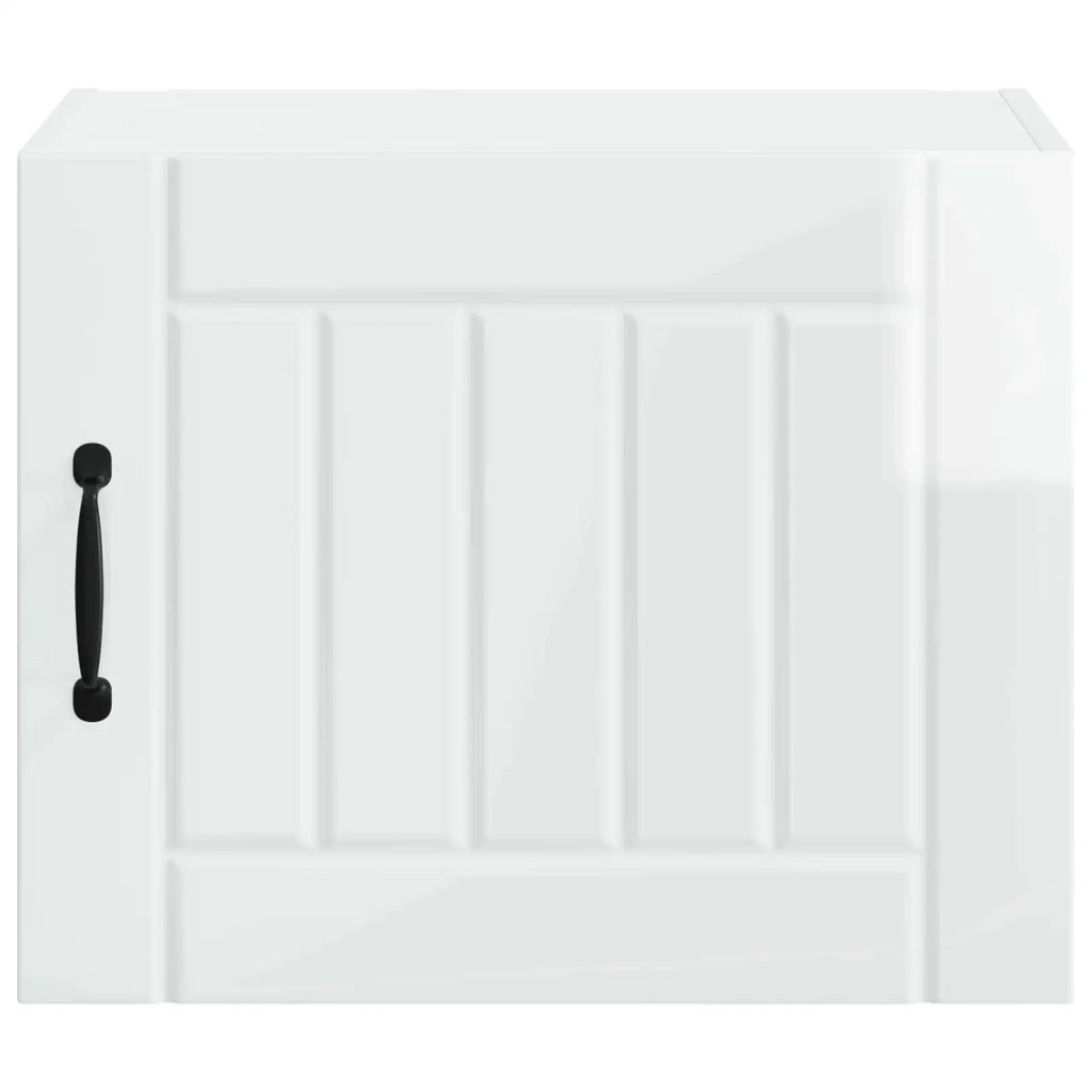 Mobile da cucina 2 pz-Set di 2 Armadio da cucina Bianco Lucido 50 x 31 x 40 cm 499076
