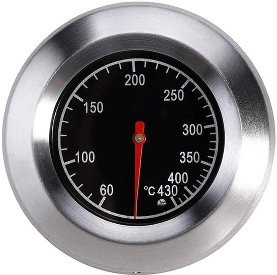 Termometro a Gas per BBQ da 60 a 430°C - Precisione per la cottura perfetta - Adatto per tutti i grill - Termometro di temperatura accurato