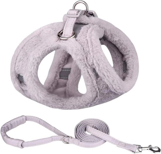Accessorio per cani riflettente in stile autunno-inverno, accessorio per cani in plume calda stile vestito, accessorio per cani in plume stile vestito (XS)
