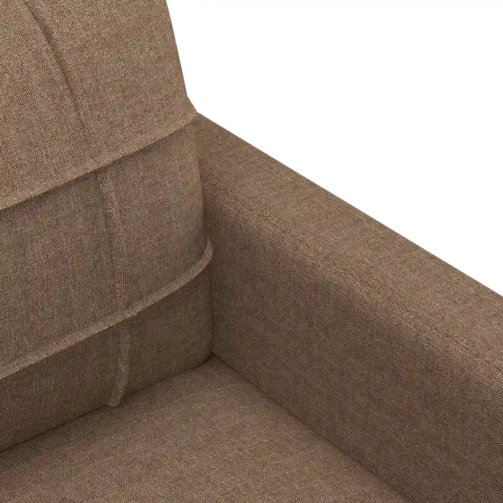 Poltrona-Divano Sedia-Poltroncina Marrone 60 cm in Tessuto 145241