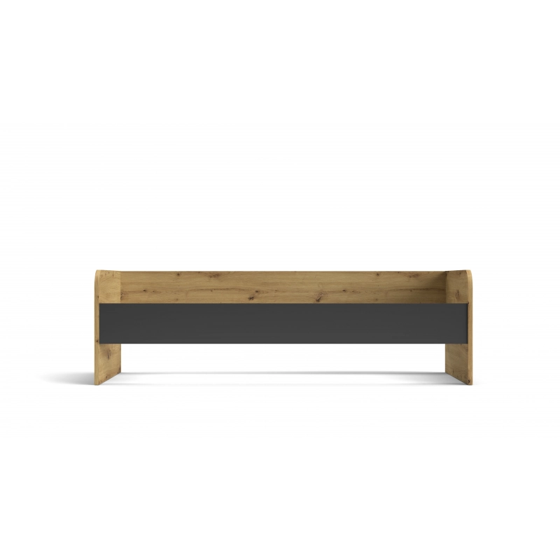 Letto singolo Gap System colore rovere e antracite