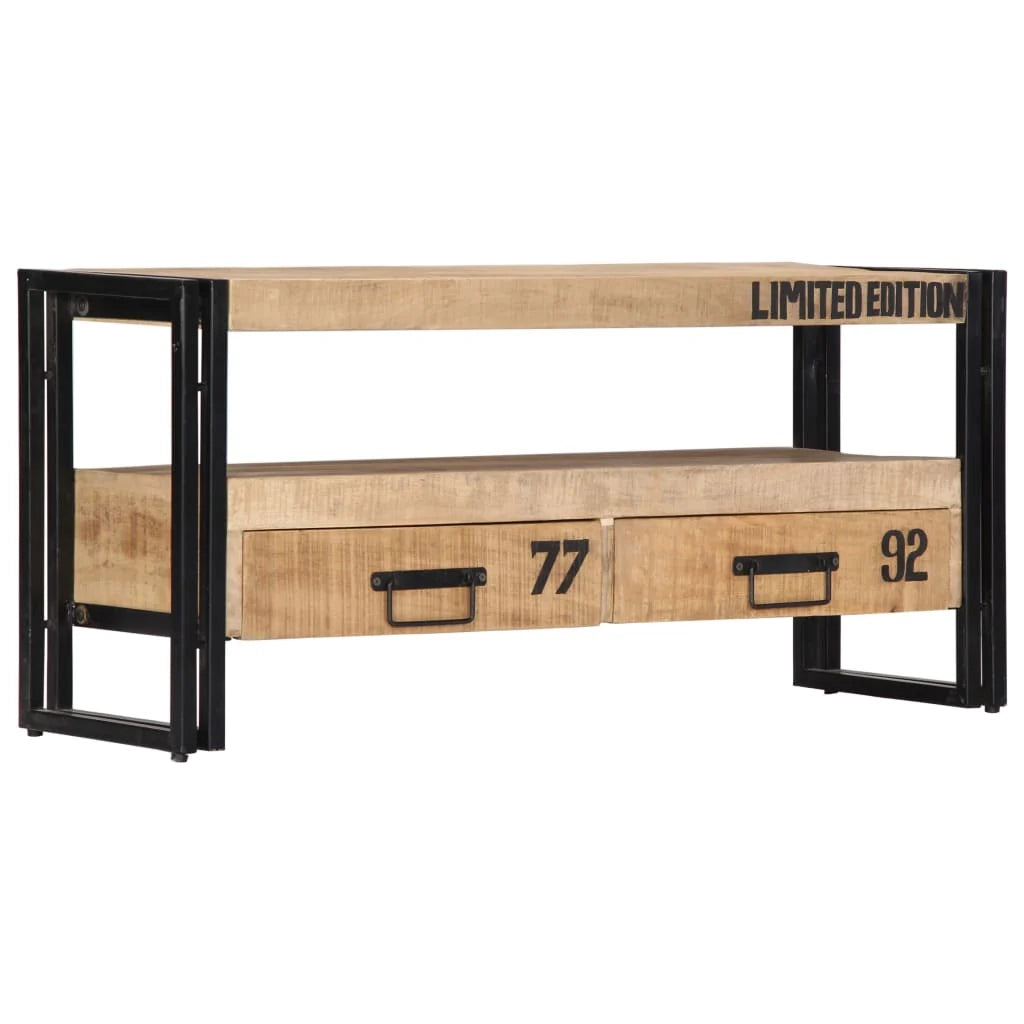 Pratico mobile porta TV/credenza di design 100 cm legno massello di mango 2502272
