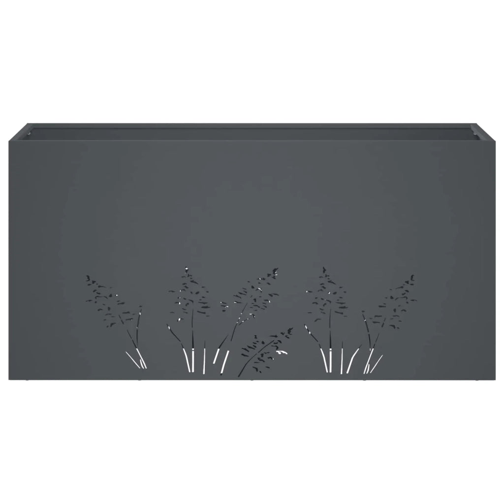 Vaso da giardino Antracite 100 x 20 x 49 cm 8005852