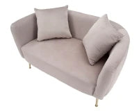 Divanetto Bucarest Grigio cm 127X74X73