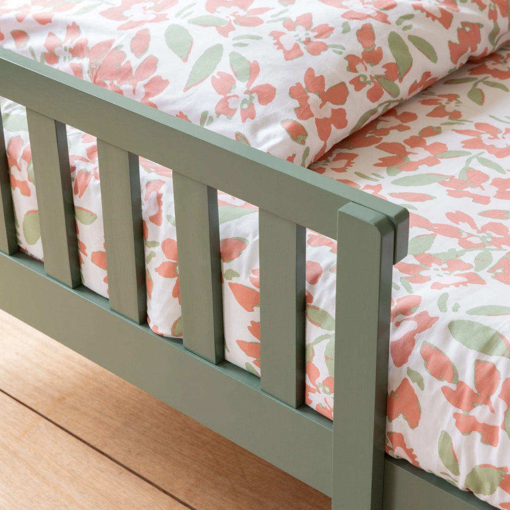Letto a capanna per bambini 190x90cm verde MARCEAU