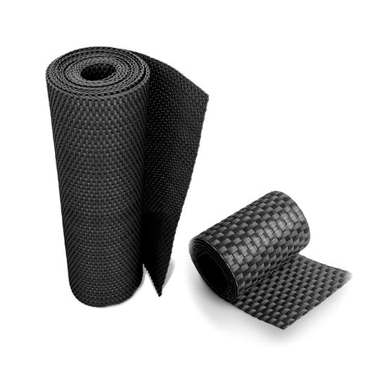 Rattanscreen - Pannello Privacy Frangivista E Recinzione Di Protezione/Copertura Per Balcone E Giardino - Nero, 90X500Cm