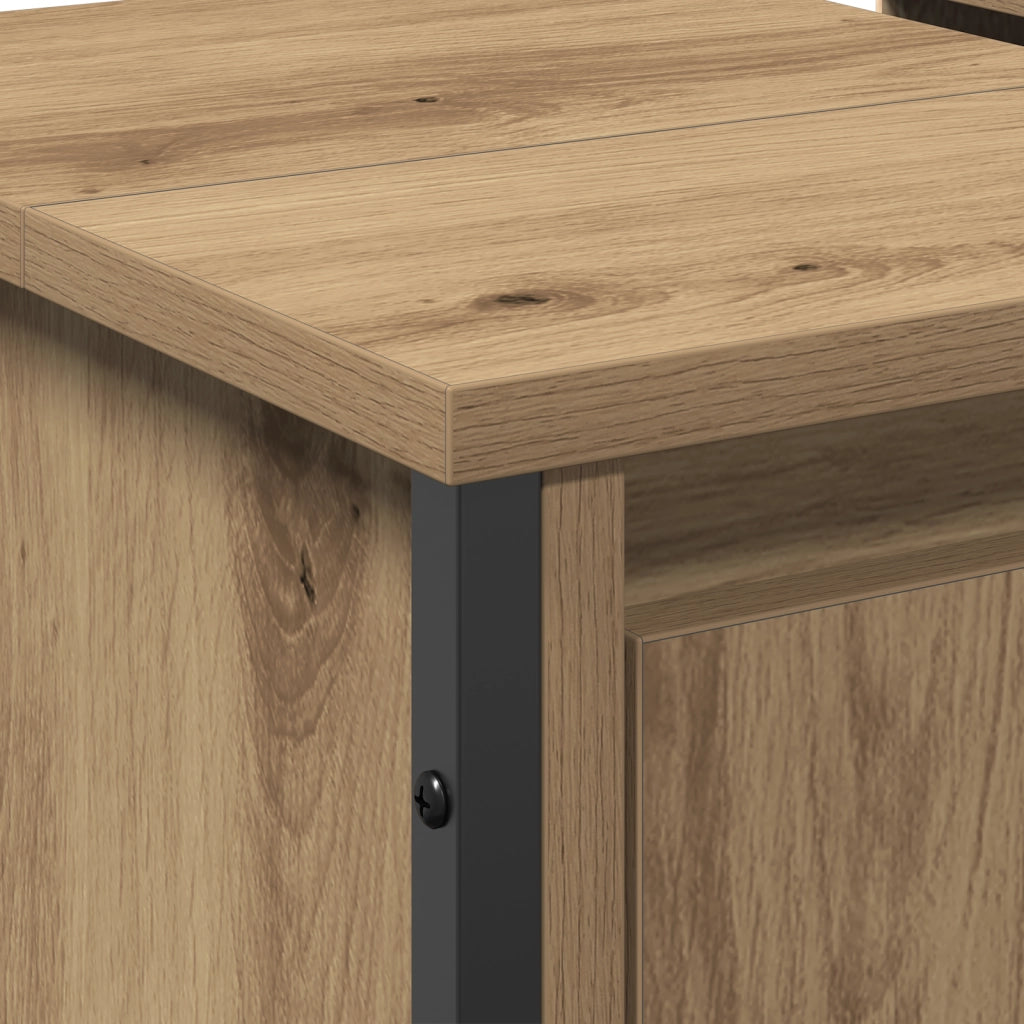 Mobile da bagno Rovere Artisan 60x35x50 cm Legno ingegnerizzato