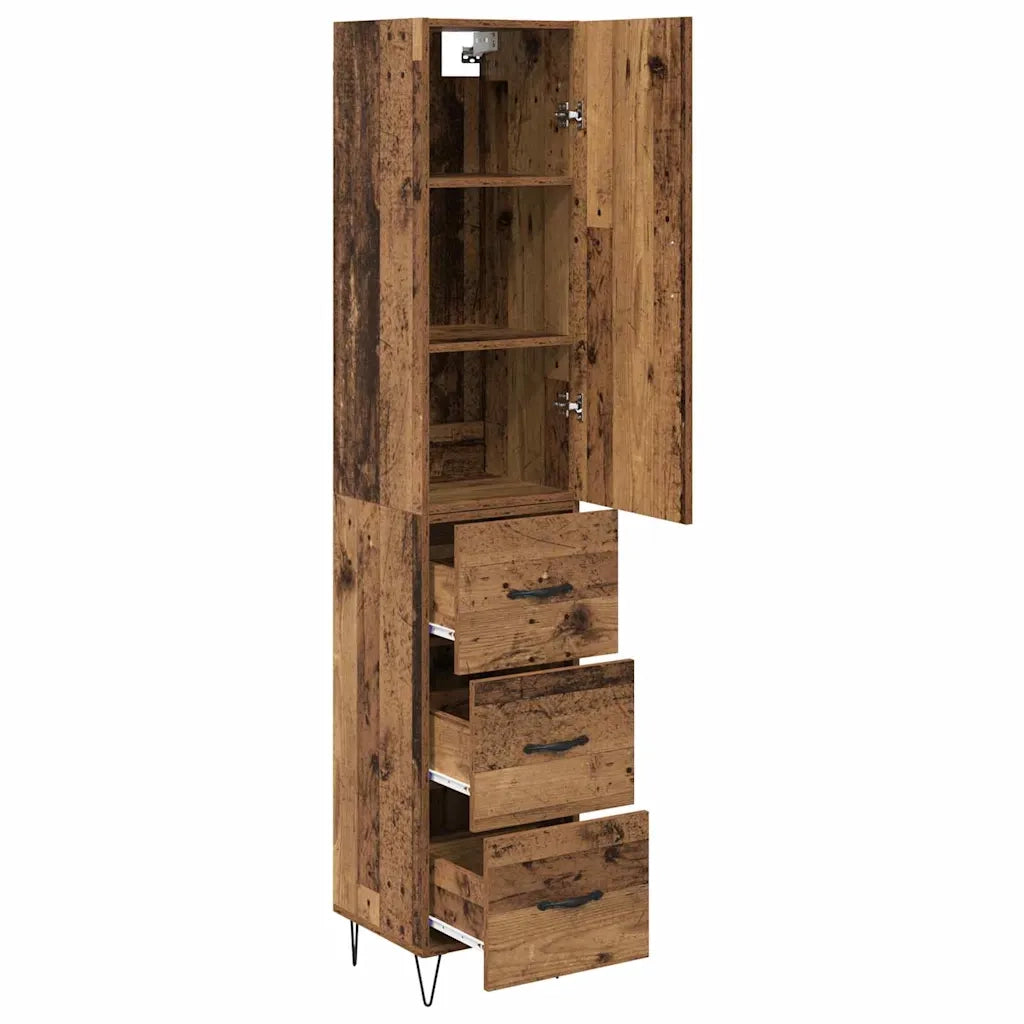 Credenza Legno vecchio 34,5 x 34 x 90 cm Legno multistrato 3402723