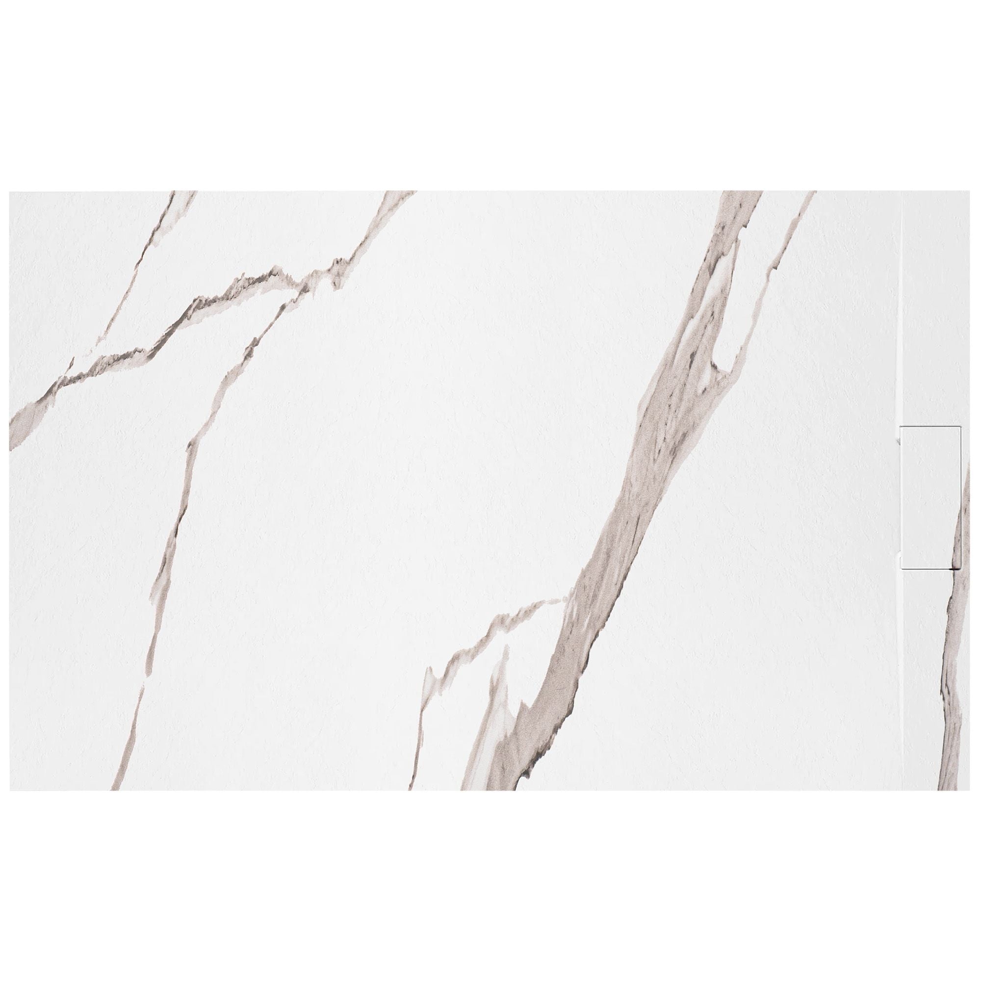 Piatto Doccia Bazalt Carrara White 80x100
