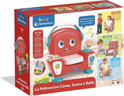 Poltroncina Canta Suona e Balla, Poltrona Interattiva Parlante,Gioco Educativo con Luci e Canzoni, Stimola Sviluppo Cogn