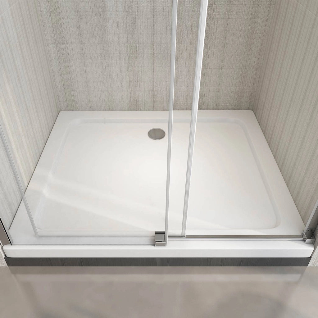 Porta Doccia 120 CM H190 Trasparente con Easy-Clean mod. Vogue