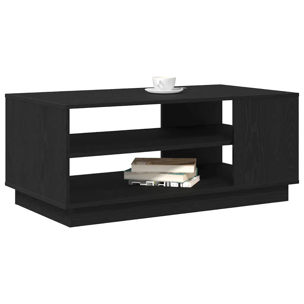 Tavolino da Salotto-Tavolino da soggiorno-Tavolo Rovere Nero 102 x 55 x 43 cm