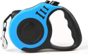 Laccio per Cani - 5 Metri - Automatico - Resistente e Duraturo - Adatto per Grossi Cani - Utilizzo Intenso - Maniglia Comoda - Blu