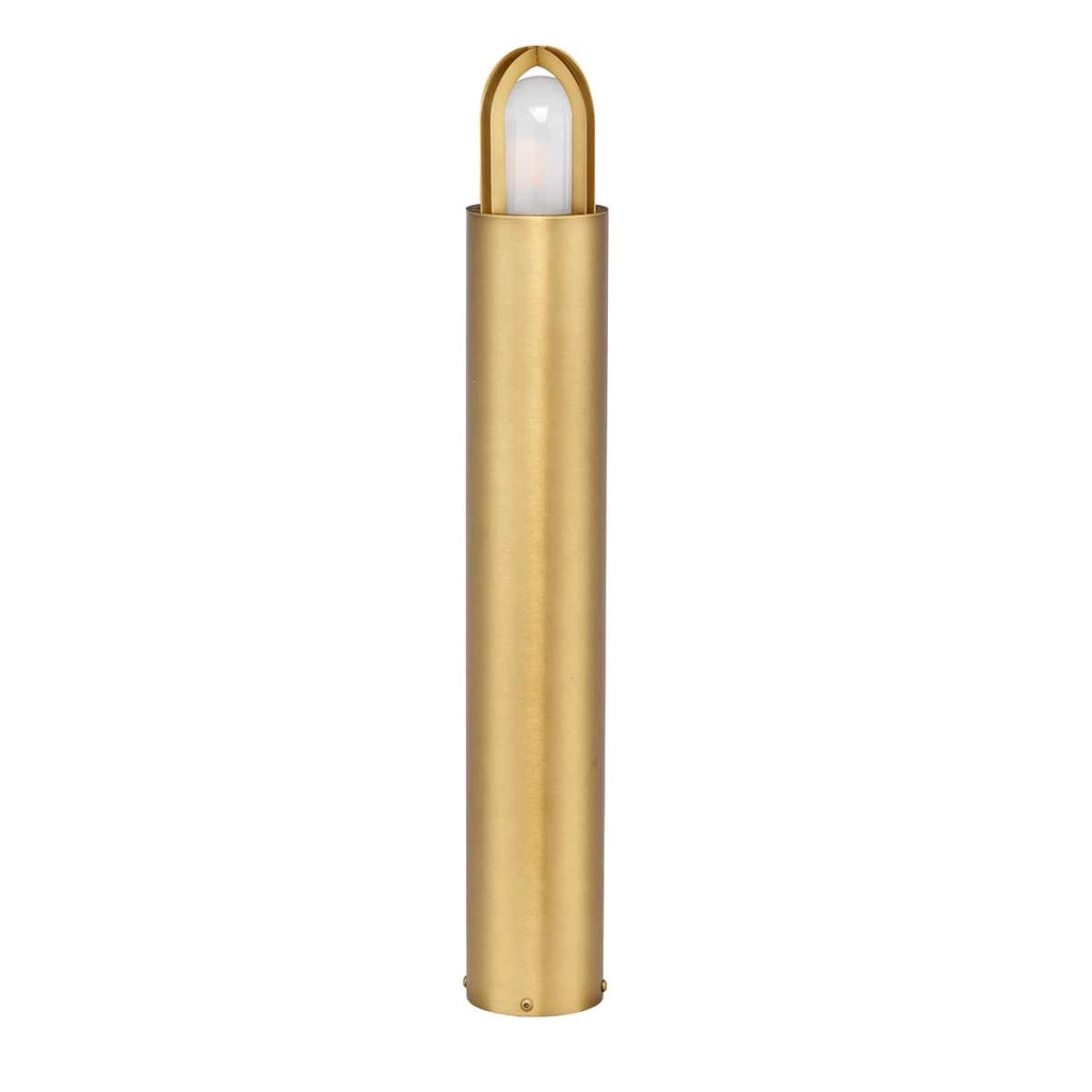 Paletto da giardino Paignton ottone spazzolato E27 IP55