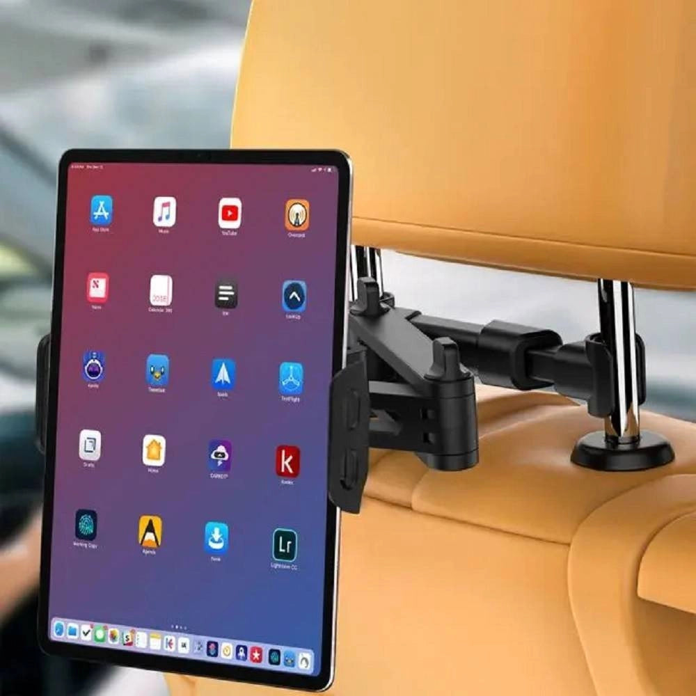 Trade Shop - Supporto Staffa Poggiatesta Sedile Posteriore Auto Per Smartphone Tablet Hd-2535 -