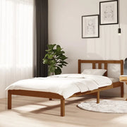Giroletto senza Materasso-Struttura Letto Ambra Legno Massello Pino 90x200 cm 539826