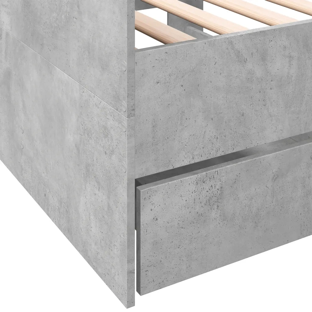 Divano Letto con Cassetti senza Materasso 90x190 cm 3280828