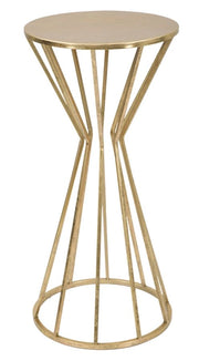 Porta Telefono Stick Glam Ø38x80 cm in Ferro Oro
