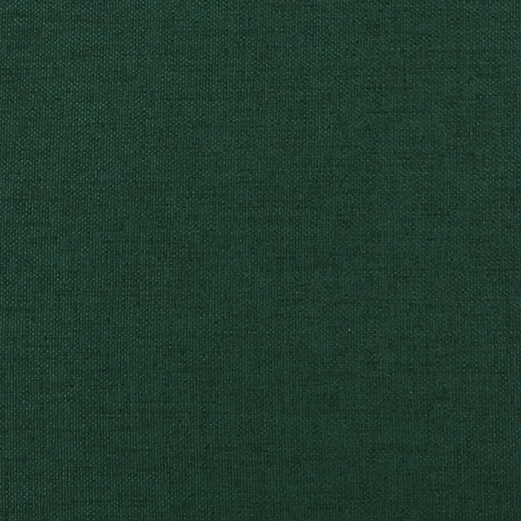 Poggiapiedi Verde Scuro 45x29,5x35 cm in Tessuto