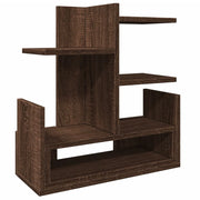 Mobiletto portaoggetti per ufficio 49 x 20 x 52,5 cm marrone 02_0043571