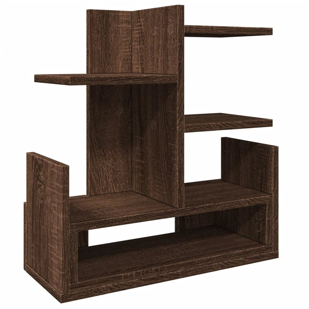 Mobiletto portaoggetti per ufficio 49 x 20 x 52,5 cm marrone 02_0043571
