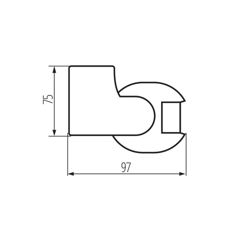 Sensore movimento PIR esterno IP44 nero 12m Kanlux