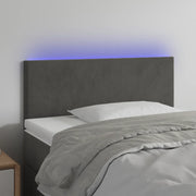 Testiera a LED Grigio Scuro 80x5x78/88 cm in Velluto 3121363