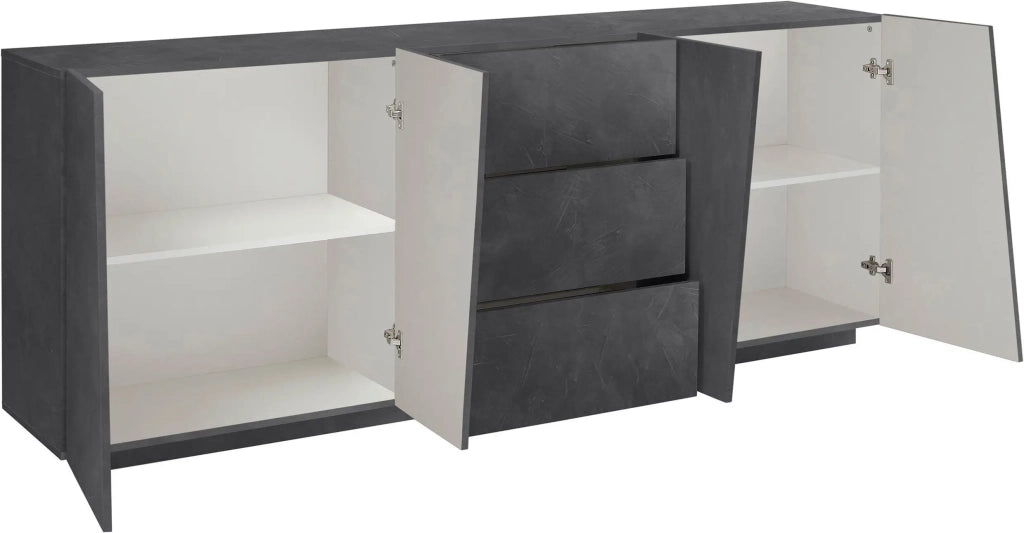 Mobile VEGA L 220 x H 86 x P 43 cm grigio ardesia