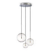 Lampada A Sospensione Equinoxe 3 Luci G4 Cromo
