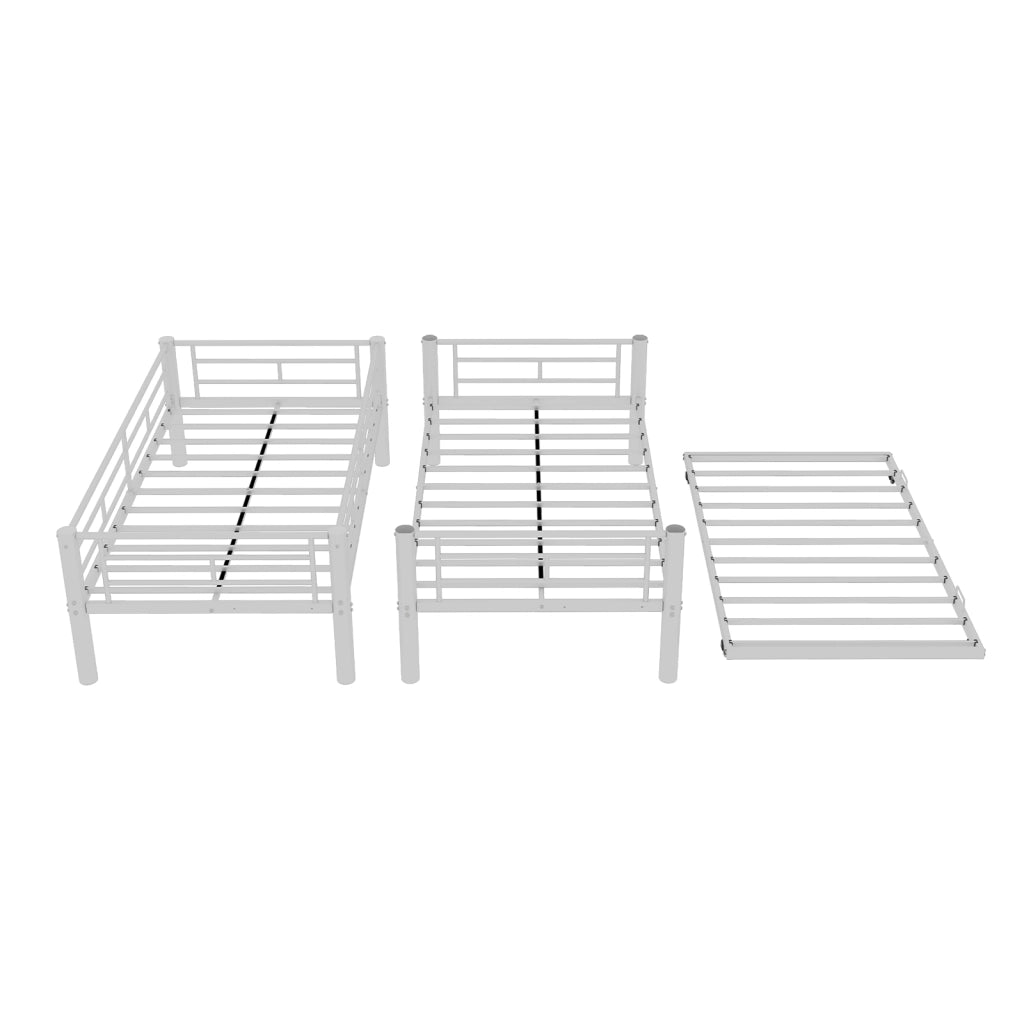 LETTO A CASTELLO 196x103x156 cm Ferro Bianco