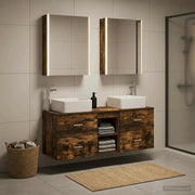 Set di mobili per il bagno 5 pcs Rovere Fumo 3406771
