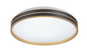 Plafoniera LED Rabalux Gandor 39cm 24W CCT nero rotonda