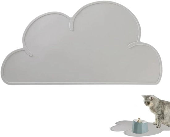 Mat di cibo per piccoli cani e gatti, mat di cibo in silicone per piccoli cani, piatto di cibo impermeabile per animali domestici, mat di cibo antiscivolo per gatti