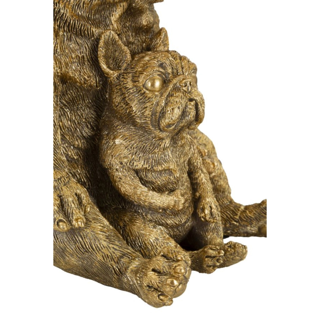 Lampada da Tavolo Cane 1, Nero, Poliresina, 26x26x43,8 cm