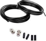 Set di sostituzione per salti con cavi in acciaio da 3m - Kit di sostituzione con 2 cavi in acciaio da 3m Adattabile a tutti i salti con diametro 25 mm - Stopper in gomma e viti di fissaggio inclusi
