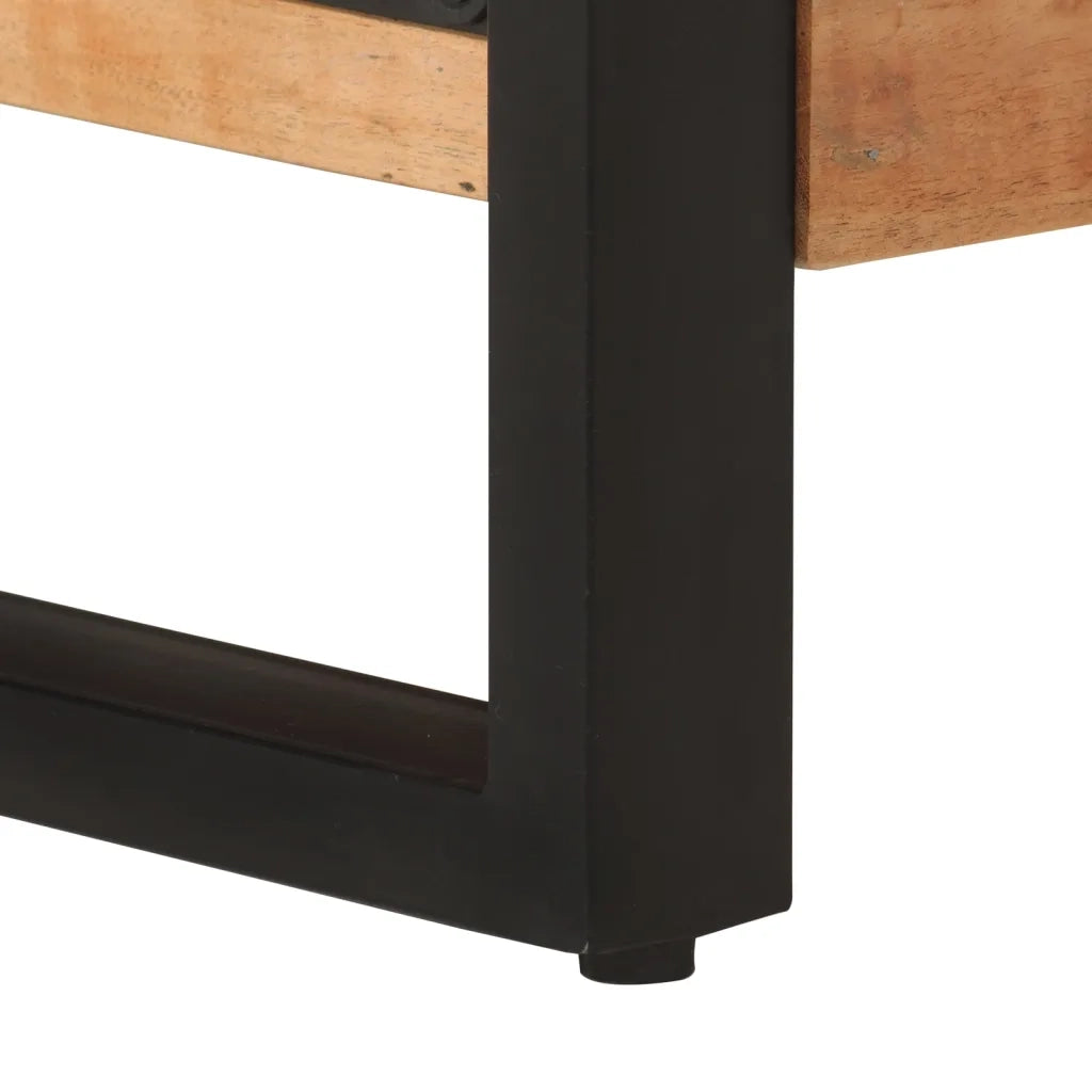 vidaXL Tavolino da Salotto 120x55x40 cm in Legno Massello di Acacia