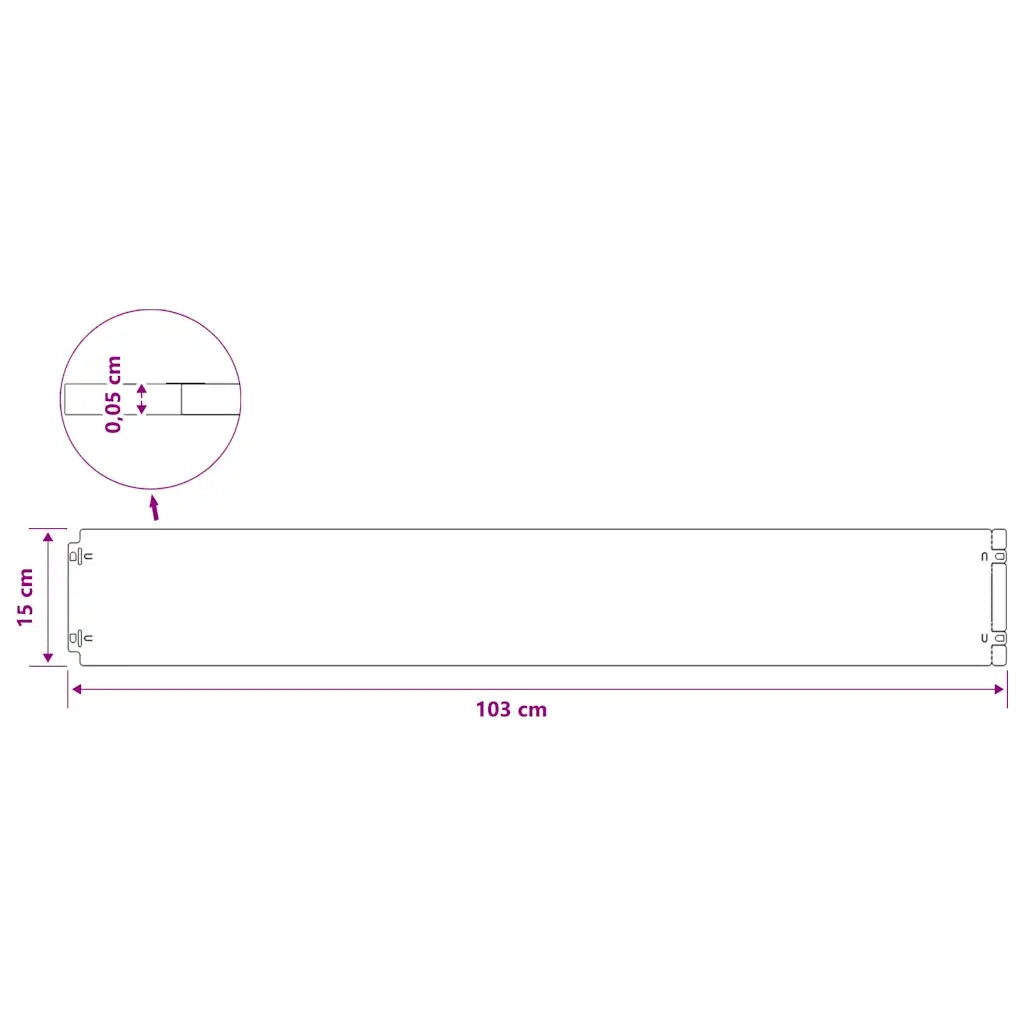 Bordure per Prato 50 pz Verde Oliva Acciaio Laminato a Freddo CFW9771735