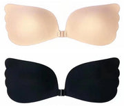 Sostituti di Seno Invisibili - 2 Paia - Imbottiti in Silicone - Riciclabili - Assorbenti di Sudo - Respiranti - Per Donna