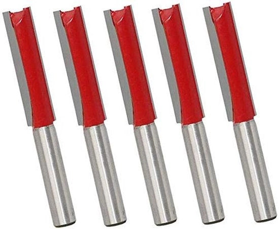 Set di punte per sega circolare - Doppia lama - 1/2 pollici - Ideale per legno di abete e legno duro - 5 pezzi - Rame e argento